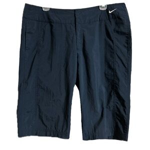 Ladies Nike Blue Bermuda Style Shorts Size Large